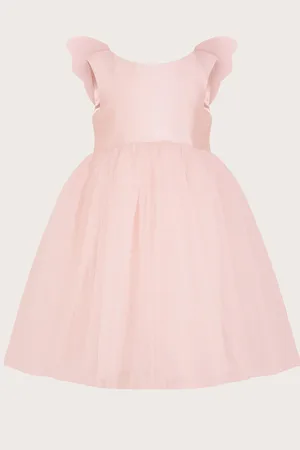 Monsoon Baby Angel Wing Sleeve Tulle Dress7480cm