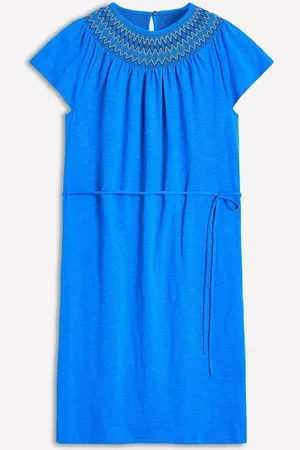 Boden 100% Cotton Nina Smocked T-Shirt Dress44