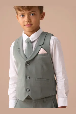 Angel & Rocket Benjamin Smart Textured Waistcoat Set4 år (104cm)