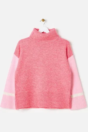 Oliver Bonas Colour Block Roll Neck Knitted Jumper34