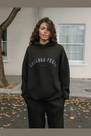 Chelsea Peers Scuba Printed Logo Hoodie38