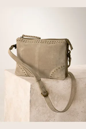 Next Leather Studded Cross-Body Bagen