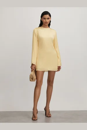 Anna Quan Plisse Raw Hem Mini Kjole40