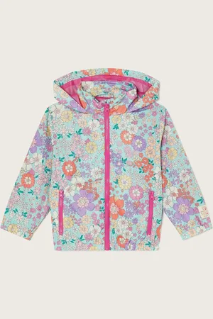 Monsoon Floral Print Windbreaker Jacket98104cm