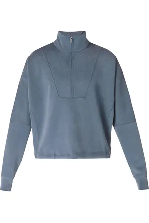 Sweaty Betty Sand Wash Højhalset Half Zip Sweatshirtxlarge