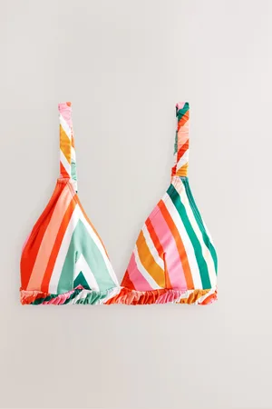 Next Ruched Strap Triangle Bikini Top44