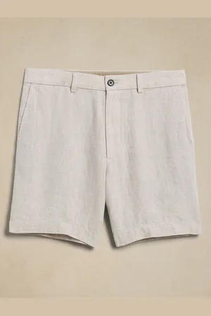 Banana Republic Lino 7" Hør Short34 R