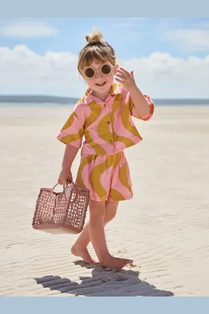 Next 100% Cotton Shirt And Shorts Co-Ord Set (3mths-10yrs)7480cm