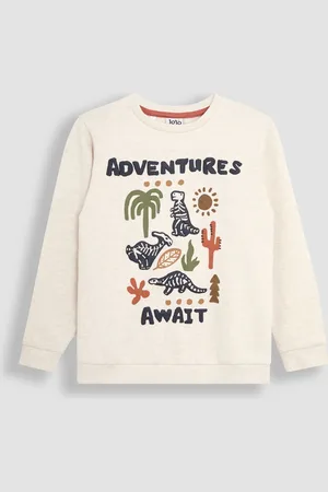 JoJo Maman Bébé Dino Graphic Tryk Sweatshirt98104cm