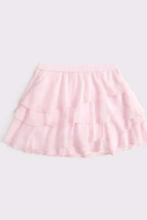 Abercrombie & Fitch Ruffle Rara Chiffon Mini Skirt166168cm