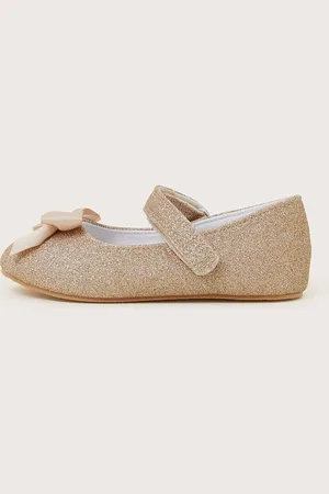 Accessorize Monsoon Baby Glitter Bow Walkers Shoesuk5eu215