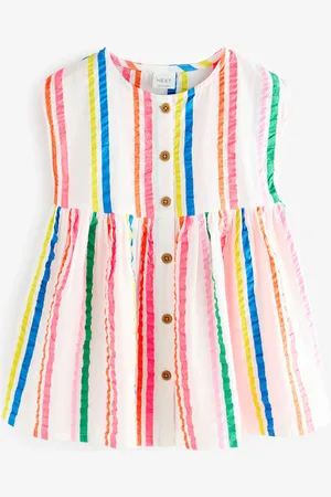 Next Button Through 100% Cotton Dress (3mths-10yrs)3 - 6 måneder (62 - 68cm)