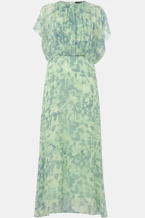 Whistles Dashed Brush Marks Midi Dress46