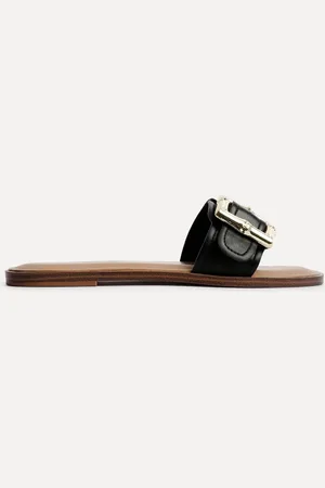 Linzi Tyla Flat Sandals With Buckleeu41