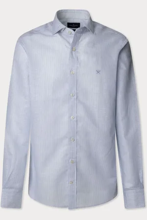 Hackett Hør Bengal Strip SkjorterStor