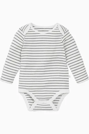 Mori Organic Cotton & Bamboo Long Sleeve Envelope Neckline Bodysuit12 - 18 måneder (80 - 86cm)