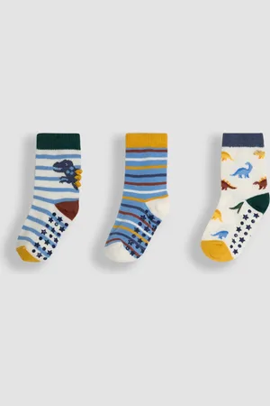 JoJo Maman Bébé 3-Pack Printed Socks116122cm