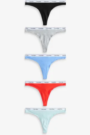Calvin Klein Modern Logo Low Rise Thongs 5 Packsmall