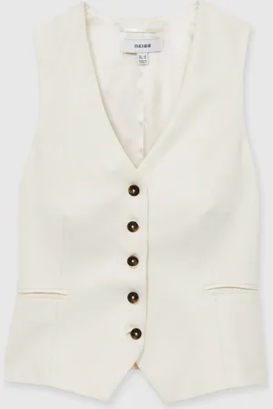 Reiss Millie Single-Breasted Tailored Waistcoat40