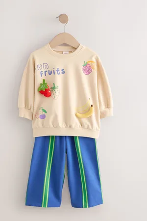 Next Long Sleeve Top and Wide Trousers Set (3mths-7yrs)6874cm