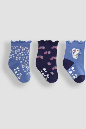 JoJo Maman Bébé Cotton Frill Socks 3 Pack1 - 2 år (80 - 92cm)
