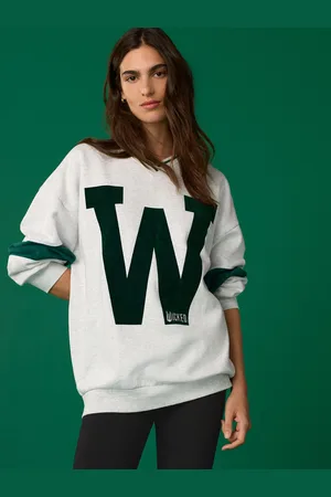 Next Official Wicked Movie License Varsity Graphic Vee Neck SweatshirtXS Reg