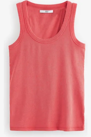 Next Premium Ribbed Scoop Tank Vest Sleeveless Top48