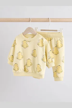 Next 100% Cotton Sweatshirt and Joggers Baby 2 Piece Set (0mths-2yrs)6-9 mdr