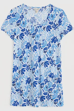 Seasalt Cornwall Busy Lizzy Short Sleeve 100% Organic Cotton Tunic54