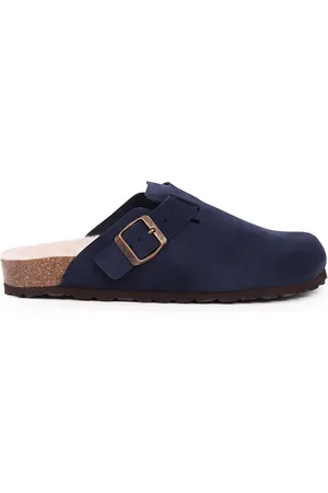 JONES BOOTMAKER Blue Freida Mule Clogs