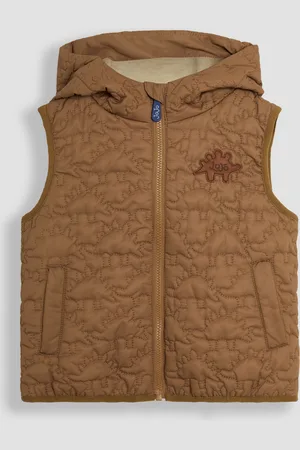 JoJo Maman Bébé Dinosaur Quilted Puffer Gilet9298cm