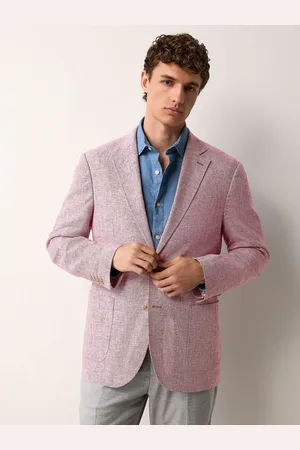 Next Tekstureret Hør Blend Blazer42r