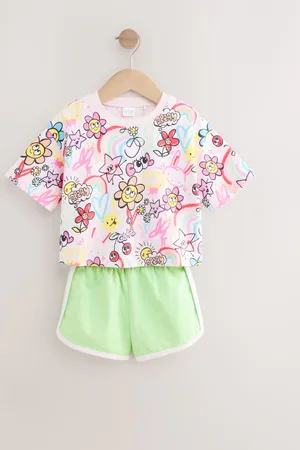 Next 100% bomuldstop og shortssæt (3mdr.-7år)98104cm