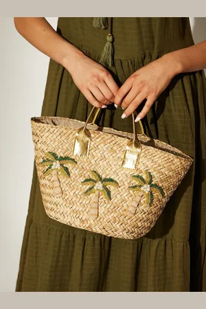 South Beach Mini Embellished Palm Tote Bagen
