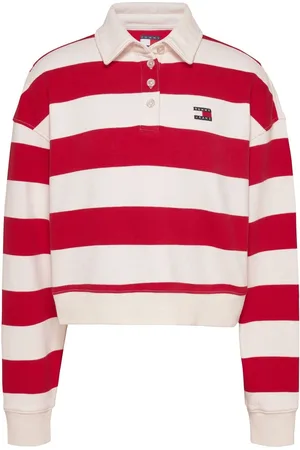 Tommy Hilfiger Boxy Badge 100% Bomuld Polo Sweat TopXS