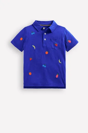 Boden Broderet Slub 100% Bomuld Polo-skjorter134140cm
