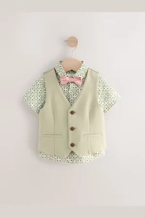 Next Vest, skjorte og sommerfuglesæt (3mdr.-9år)9298cm