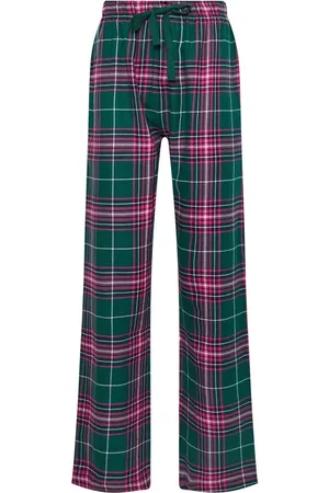 Long Tall Sally 100% Cotton Check Pyjamas Joggers46-48