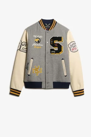 Superdry College Patched Bomber Jacketsmall