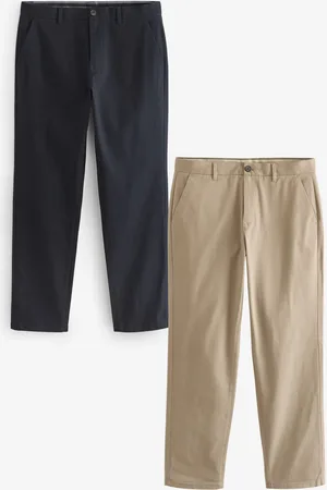 Next Stretch Chinos Trousers 2 Pack32B x 35L (UK 32 XL)