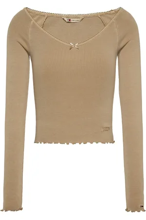 Tommy Hilfiger Slim Rib V-Neck Long Sleeve T-Shirtmedium