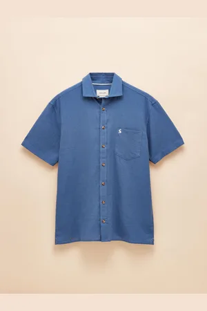 Joules Linen Blend Short Sleeve Shirtmedium