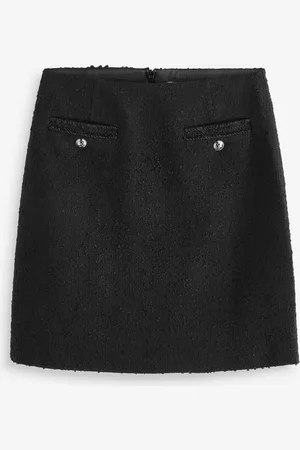 LK Bennett Charlie Recycled Cotton Blend Tweed Skirt38
