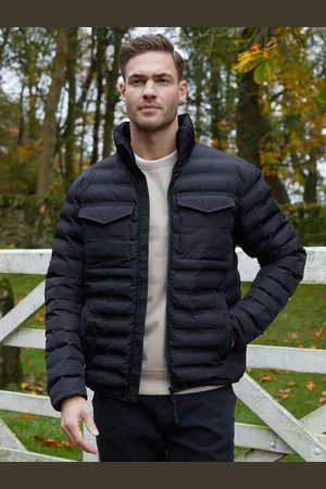Threadbare Højhalset Puffer JakkeMiddel