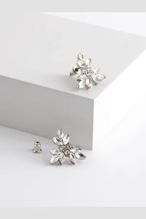 Next Bridal Sparkle Leaf EarringsEn