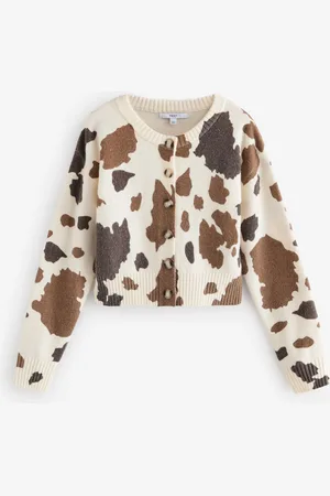 Next Rund hals Strikket Cardigan med uldlarge
