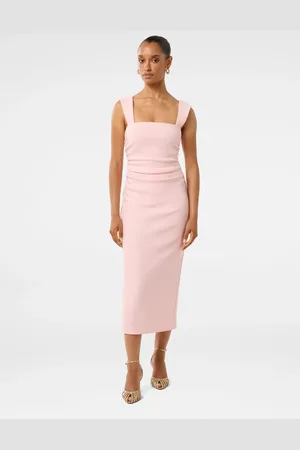 Forever New Reina Petite Ruched Bodycon Midi Dress36