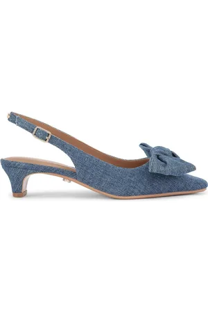 Carvela Blue Carina Bow Sling Shoes
