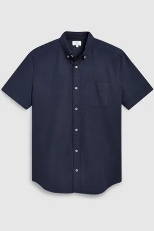 Next Normal pasform Kortærmet Oxford Skjorter4XL