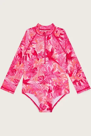 Monsoon Birds Of Paradise UPF50 Long Sleeve Swimsuit98104cm